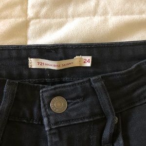 Levi’s high rise skinnies